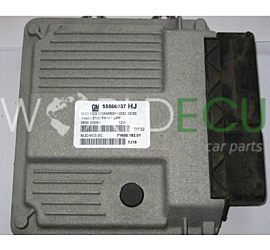 Motorsteuergerät ECU Steuergerät OPEL CORSA 1.3 CDTI Z13DTH 55566037 HJ, 55566037HJ, MJD603.SC, MJD603SC, 71600.182.01, 7160018201