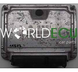 CENTRALINA DO MOTORE SKODA OCTAVIA 1.4 BOSCH 0 261 207 124, 0261207124, 036 906 032 B, 036906032B