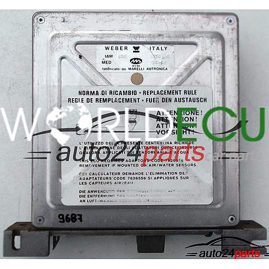 ECU ENGINE CONTROLLER FIAT CROMA 2.0, IAW 026, IAW026, WF26.03/HHO-LR, MED 502L, MED502L, 64834088