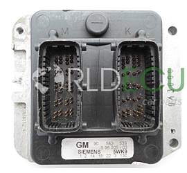 OPEL ASTRA ZAFIRA 1.8 X18XE1 SIEMENS 5WK9 3 130, 5WK93130, GM 90 582 539, 90582539
