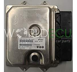 Engine control unit - ECU controllers FIAT 1.3 MJD 52096060, MJD 9DF.P6, MJD9DFP6