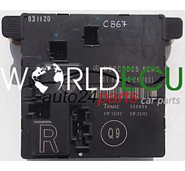 COMFORT CONTROL MODULE DOOR MERCEDES E-KLASSE W211 TEMIC 356806, 211 820 16 26 (03), 2118201626