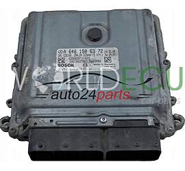 Centralina motore MERCEDES BENZ BOSCH 0 281 015 053, 0281015053, A 646 150 63 72, A6461506372, CR4.20