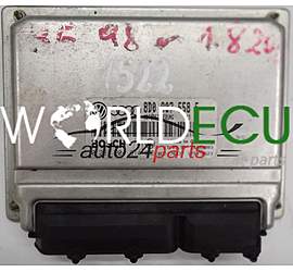 MOTORSTEUERGERÄT ECU STEUERGERAT AUDI A4 VW PASSAT 1.8 8D0907558F, 8D0 907 558 F, BOSCH 0261204614, 0 261 204 614, MOTORSTEUERUNG D03 28SA4983