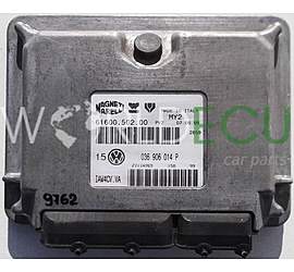 CENTRALINA MOTORE VOLKSWAGEN GOLF MAGNETI MARELLI IAW 4CV.VA, IAW4CVVA,  036 906 014 P, 036906014P, 61600.502.00, 6160050200