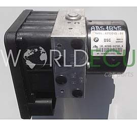 ABS CENTRALINA POMPA BMW 3451-6772213-01, 3451677221301, ATE 10.0206-0250.4, 10020602504, 3452 6772214-01, 3452677221401, 10.0960-0830.3, 10096008303