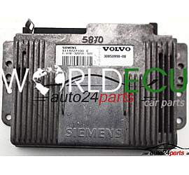 ECU ENGINE CONTROLLER VOLVO V40 S40 1.8 S113727100 E, 30850998-0B, 308509980B