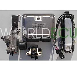 ECU ENGINE CONTROLLER AUDI A4 1.9 TDI AHU BOSCH 0 281 010 197, 0281010197, 038 906 012 AF, 038906012AF