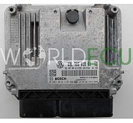 SKODA YETI 2.0 TDI BOSCH 0 281 019 114, 0281019114, 03L 906 018 QJ, 03L906018QJ, 03L907309AG, EDC17C46