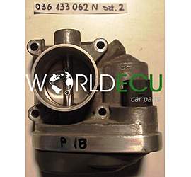 THROTTLE BODY VOLKSWAGEN AUDI SEAT SKODA VDO 408-238-321-009, 408238321009, 036 133 062 N, 036133062N