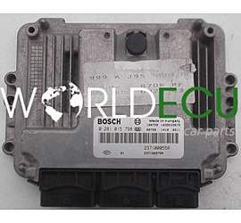 CALCULATEUR MOTEUR RENAULT MEGANE SCENIC 1.9 DCI BOSCH 0 281 015 798, 0281015798, 237100055R