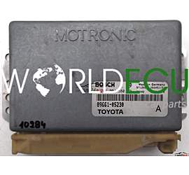 ECU ENGINE CONTROLLER TOYOTA AVENSIS 1.6, BOSCH 0 261 204 580, 0261204580, 89661-05230 A, 8966105230 A