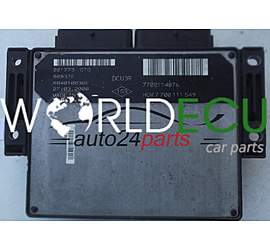CALCULATEUR MOTEUR RENAULT CLIO KANGOO 1.9 D LUCAS R04010030E, 7700114876, HOM 7 700 111 549, HOM7700111549, 7700111549