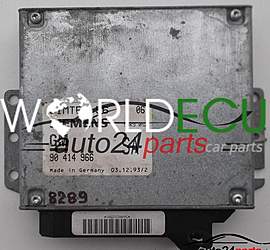 MOTORSTEUERGERÄT ECU STEUERGERAT OPEL ASTRA C18XE 90414966 SA, SIEMENS 5WK9 052, 5WK9052