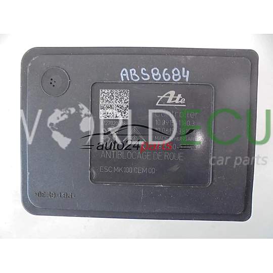 ABS POMPA CENTRALINA CITROEN PEUGEOT 9678416380 10.0915-1180.3 10091511803