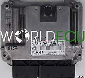 ECU ENGINE CONTROLLER AUDI A6, BOSCH 0 281 017 945, 0281017945, 03L 906 018 LB, 03L906018LB, EDC17C46