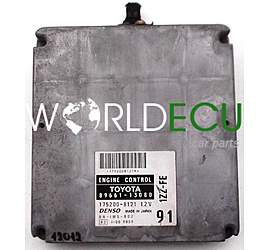 ECU ENGINE CONTROLLER  TOYOTA COROLLA VERSO 1.8, 89661-13080, 8966113080, 175200-8121, 1752008121, 1ZZ-FE 91