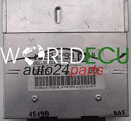 MOTORSTEUERGERÄT ECU STEUERGERAT OPEL ASTRA 1.6 16204799 HL, D95015 BPDH