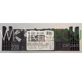 CENTRALINA-MODULO-COMFORT BSI CITROEN PEUGEOT 96 637 983 80, 9663798380