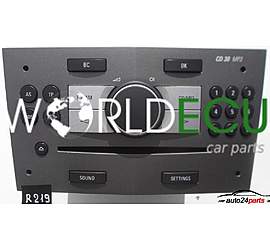 RADIO CD MP3 OPEL ZAFIRA 13 251 048 ZW / 13251048ZW / 344 183 129 / 344183129 / CD30