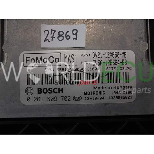 Calculateur Moteur FORD 0261S09702 DV21-12A650-MB DV2112A650MB