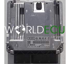 ECU ENGINE CONTROLLER AUDI A6 2.0 TDI BOSCH 0 281 016 680, 0281016680, 03L 906 019 AE, 03L906019AE, 03L906022FG, EDC17CP14