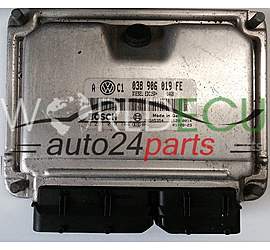 CENTRALINA MOTORE VOLKSWAGEN GOLF BORA 1.9 TDI ARL BOSCH 0 281 010 744, 0281010744, 038 906 019 FE, 038906019FE, EDC15P+