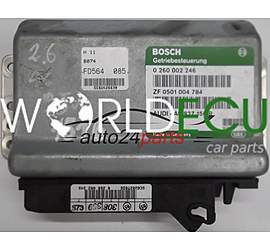 BOITE DE VITESSES AUTOMATIQUE  AUDI A6 C4 100 2.6 4A0927156R, 4A0 927 156 R, BOSCH 0260002246, 0 260 002 246, ZF0501004784, ZF 0501 004 784