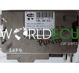 CENTRALINA DO MOTORE  FIAT PUNTO 1.2 MAGNETI MARELLI IAW 16F.E3, IAW16FE3, 46545152, 61602.106.02, 6160210602