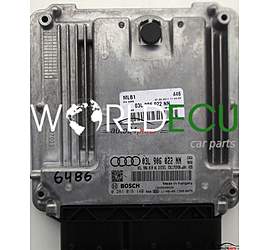 ECU ENGINE CONTROLLER AUDI A4 2.0 TDI BOSCH 0 281 016 140, 0281016140, 03L 906 022 NN, 03L906022NN