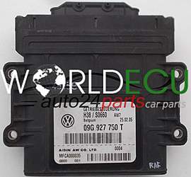 CENTRALINA CALCOLATORE SCATOLA DEL CAMBIO  VOLKSWAGEN PASSAT AISIN 09G 927 750 T, 09G927750T