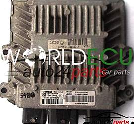 CENTRALINA MOTORE PEUGEOT 307 2.0 HDI SIEMENS SID 801A 5WS40135C-T SW9653059480, SW 9653059480, HW9647423380, HW 9647423380