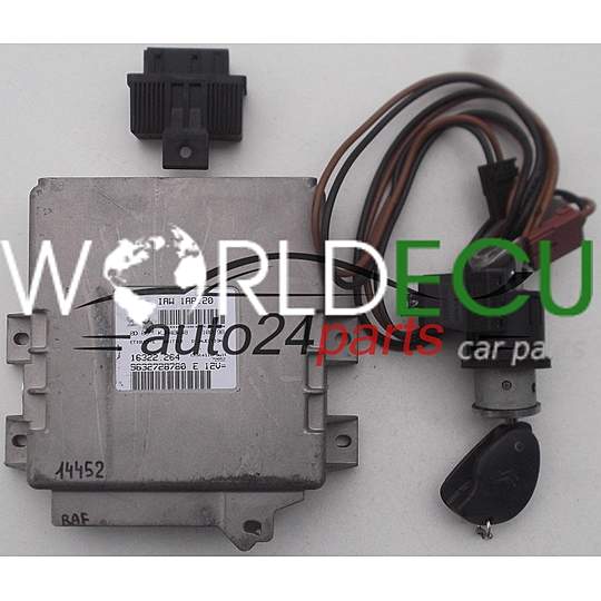 ECU ENGINE CONTROLLER CITROEN BERLINGO XSARA 1.8 MAGNETI MARELLI IAW 1AP.20, IAW1AP20, 16322.264, 16322264, 9632728780 E