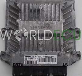 PEUGEOT 407 2.0 HDI SIEMENS 5WS40167H-T, 5WS40167HT, SW 9658345080, HW 9655041480, SID803