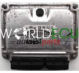 CENTRALINA MOTORE VW VOLKSWAGEN GOLF BORA 1.9 SDI AQM 038906012ES, 038 906 012 ES, BOSCH 0 281 010 644, 0281010644, DIESEL EDC15VM+ 3342, 28SA5025