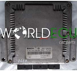 CALCULATEUR MOTEUR RENAULT MASTER 2.2 DCI BOSCH 0281010320 HOM8200106111 8200058743 28FM0218