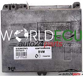 CALCULATEUR MOTEUR RENAULT LAGUNA 1.8, SIEMENS S101725111 C, S101725111C, HOM7700860308 BVM
