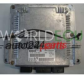 Centralina motore PEUGEOT 306 2.0 HDI, BOSCH 0 281 010 592, 0281010592, EDC15C269, 96 420 148 80, 9642014880 - PLUG&PLAY