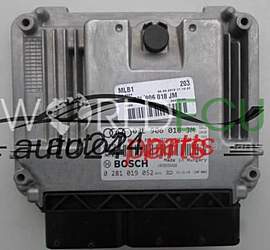 Centralina motore AUDI Q5 2.0 TDI BOSCH 0 281 019 052, 0281019052, 03L 906 018 JM, 03L906018JM, EDC17C46 - PLUG&PLAY