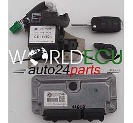 ECU ENGINE CONTROLLER VOLKSWAGEN SEAT IBIZA 1.4 MAGNETI MARELLI MY2 4HV.BK, MY24HVBK, 03C 906 024 BK, 03C906024BK, 61601.502.06, 6160150206