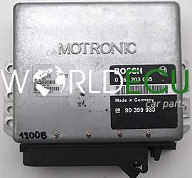 MOTORSTEUERGERÄT ECU STEUERGERAT OPEL VECTRA A 2.0, BOSCH 0 261 203 065, 0261203065, 90 399 933, 90399933