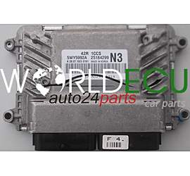 MOTORSTEUERGERÄT ECU STEUERGERÄT CHEVROLET AVEO 1.2 5WY5992A, 25184299, N3