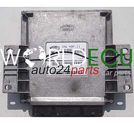 CALCULATEUR MOTEUR PEUGEOT 406 2.0 MAGNETI MARELLI IAW 48P.11, IAW48P11, HW 16406014 9634496280, SW 16377064 9639045280