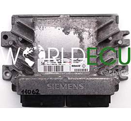 CALCULATEUR MOTEUR RENAULT CLIO 1.4, SIEMENS S110140000 A, S110140000A, EMS3132, 8200298164, 8200298162