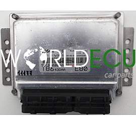 CENTRALINA MOTORE FIAT MULTIPLA 1.9 JTD, BOSCH 0 281 011 505, 0281011505, 55189028, 186 43DAA E80, 18643DAAE80