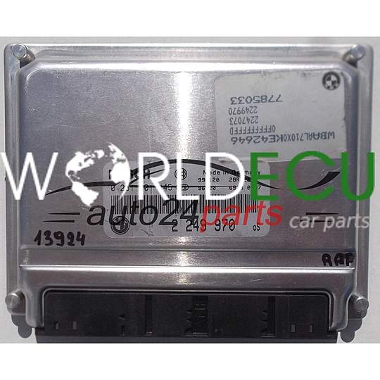 CENTRALINA MOTORE BMW 3 E46 320 D BOSCH 0281001445, 0 281 001 445, 2 249 970, 2249970 - 12640, 13924, 14061, 14062 (1)