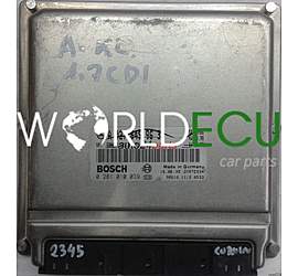 ECU ENGINE CONTROLLER MERCEDES W168 A-KLASS 170 CDI A0275459632, 0275459632, A 027 545 96 32, BOSCH 0281010039, 0 281 010 039, Q04 ED0019 CR1.2