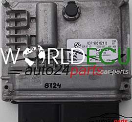 CENTRALINA MOTORE VOLKSWAGEN POLO 6R 1.2 TDI DELPHI 28317442, 03P 906 021 B, 03P906021B, 03P 907 425, 03P907425