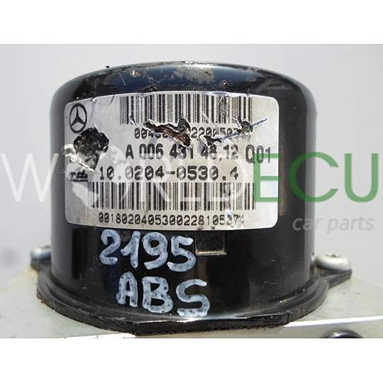 ABS POMPA CENTRALINA MERCEDES A 006 431 48 12, A0064314812, ATE 10.0204-0530.4, 10020405304, A 037 545 36 32, A0375453632, 00.0405-964C.0, 000405964C0, 10.0925-2303.3, 10092523033