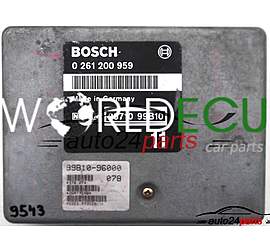 ECU ENGINE CONTROLLER NISSAN MICRA K11 1.0, BOSCH 0 261 200 959, 0261200959, 23710 99B10, 2371099B10